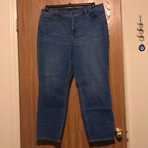 Jeans by Talbots. Size 20L. Slim ankle, curvy.